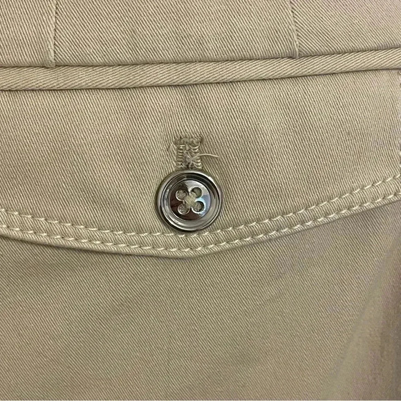 White House Black Market Beige Boot‎ Leg Pants Women Size 10S - Picture 4 of 6